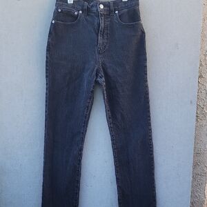 Madewell Black Straight Leg Jeans SZ 27